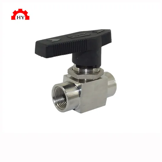 High Quality 1000psi High Pressure 2-Way Chemical Resistant Internal Thread Bsp Stainless Steel 304 Instrumentation Ball Valve